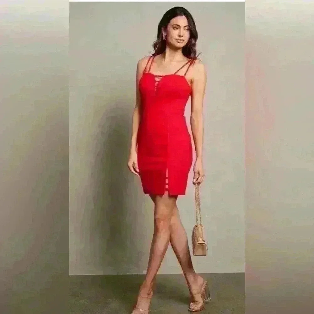 Women’s sleeveless cutout body in mini dress size s